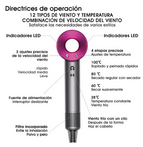 BLOWER / SECADOR DE PELO 5 EN 1