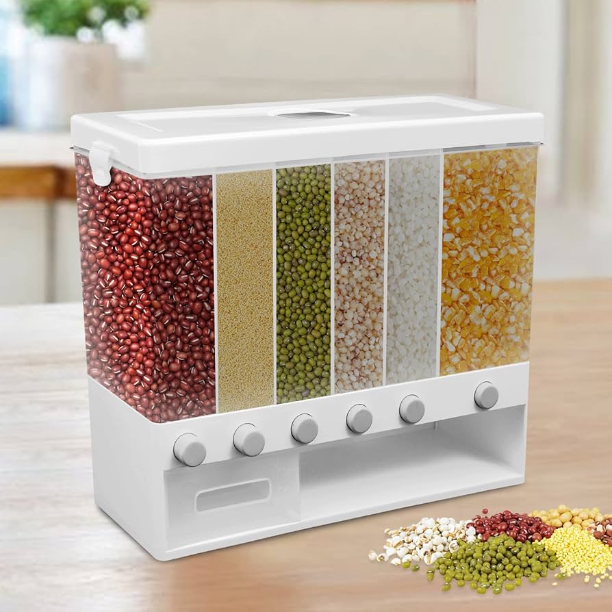 Dispensador de Alimentos Secos 6 en 1