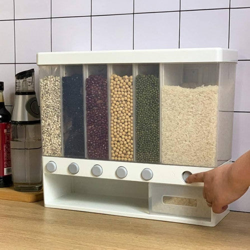 Dispensador de Alimentos Secos 6 en 1