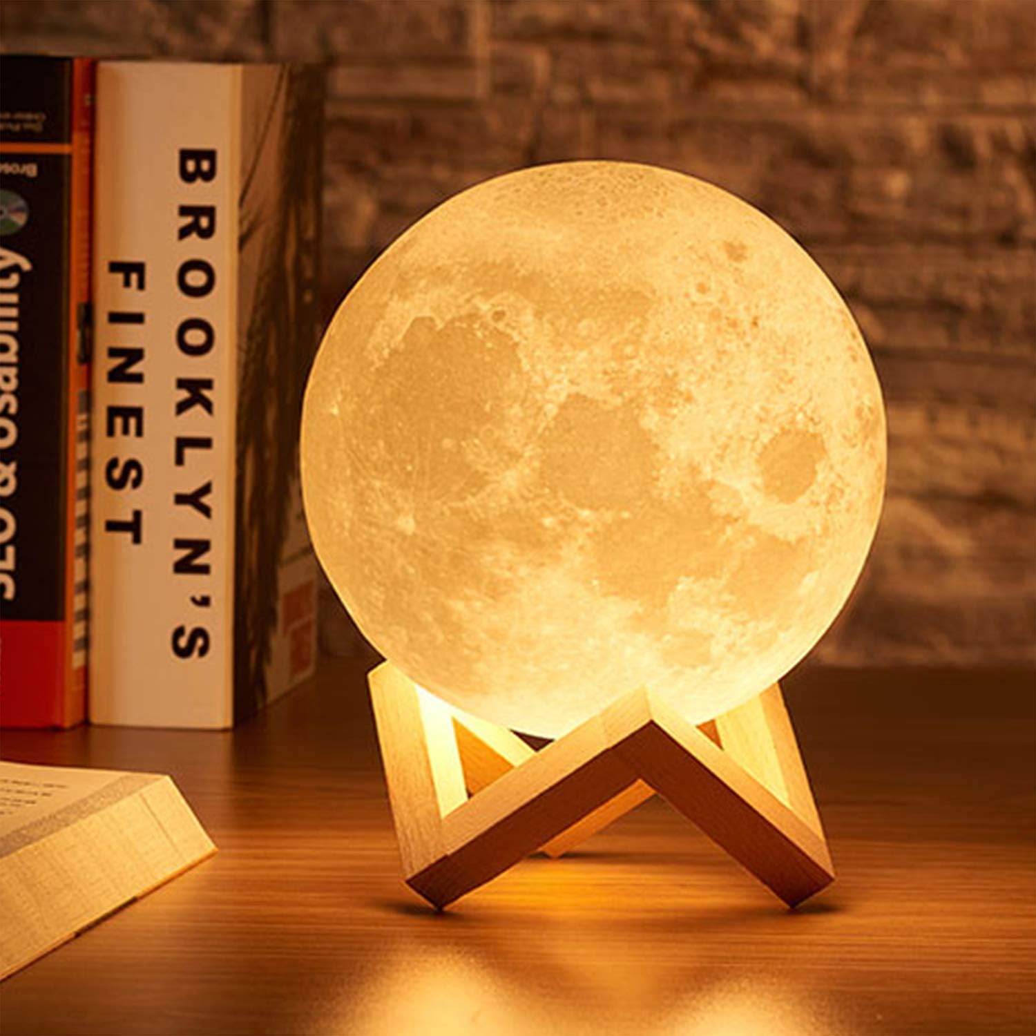 Moon Lamp – Lámpara de Noche Impresa en 3D